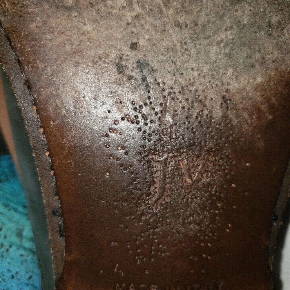 John Varvatos Men‎ Size 12 Chukka Dress Boot Leather Gray Handmade ITALY